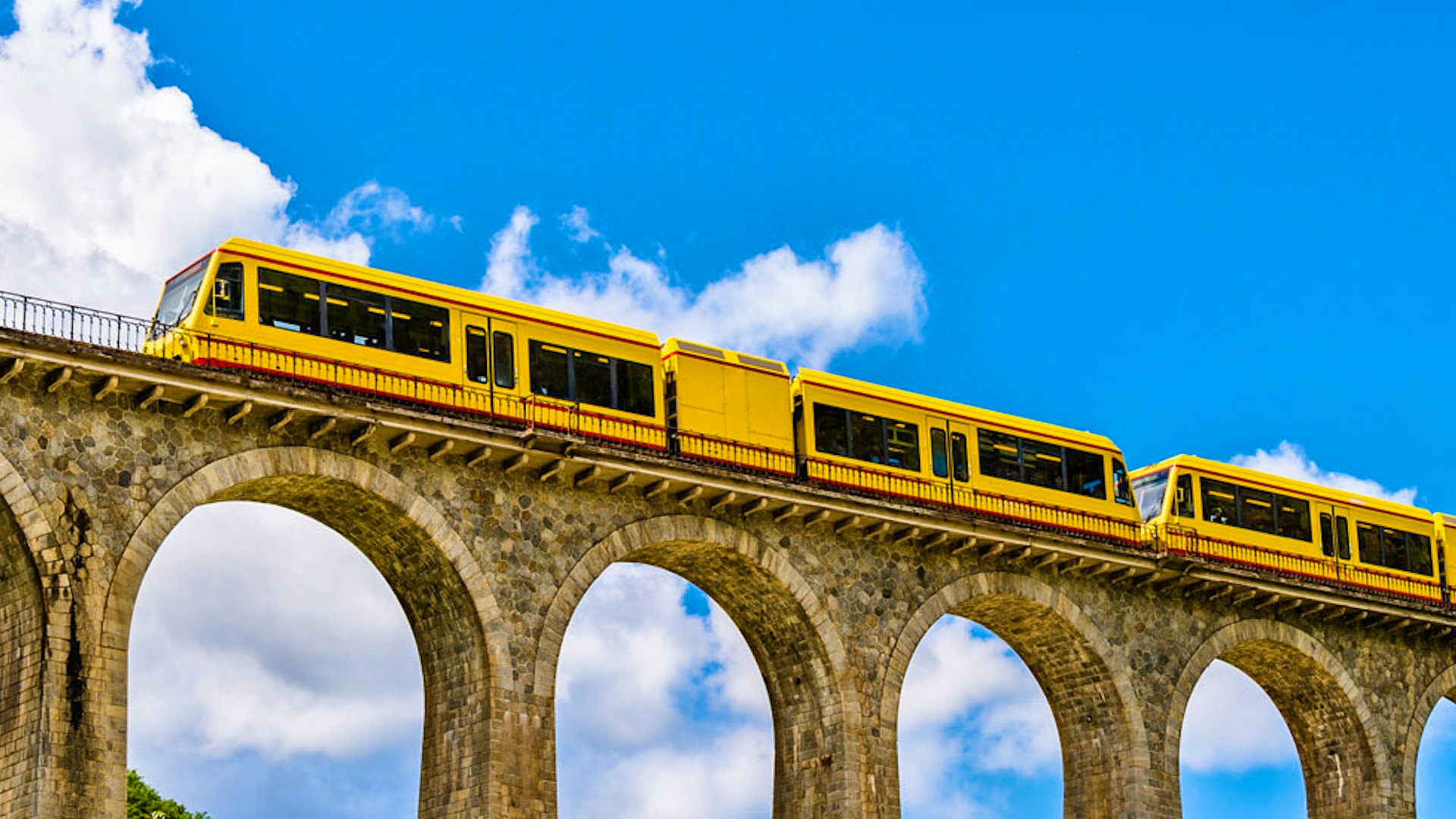 Yellow Train of the Pyrenees